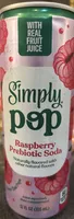Raspberry Prebiotic Soda