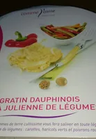 Gratin Dauphinois et sa Julienne de Légumes