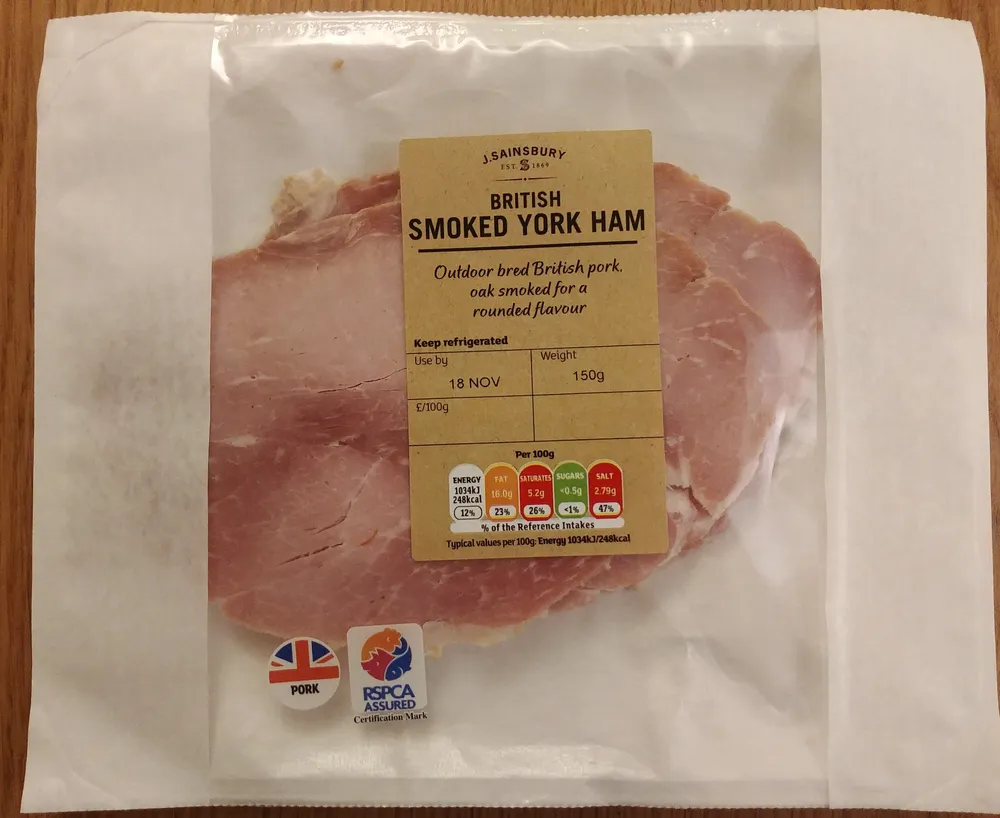 British Smoked York Ham