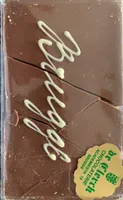 Melk chocolade met tekst Brugge