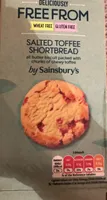 Salted toffee shortbread