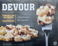 Tortellini Alfredo with Italian Sausage