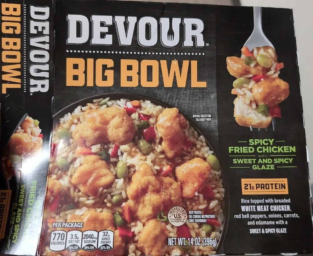 Spicy Fried Chicken Big Bowl