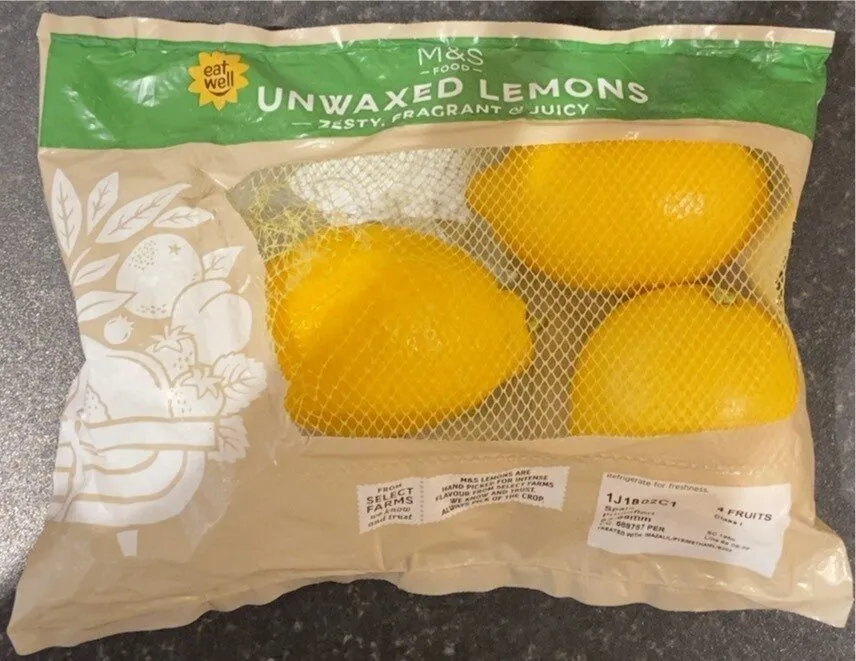 Unwaxed lemons