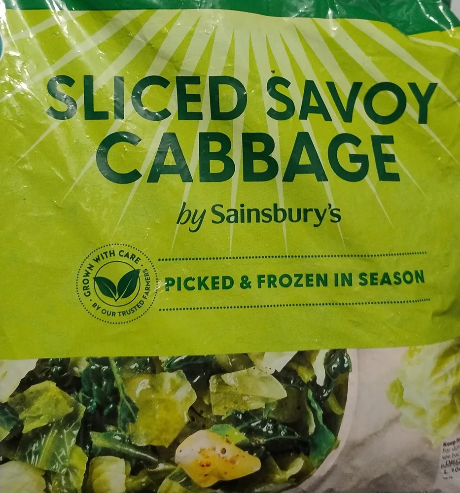 Sliced Savoy Cabbage
