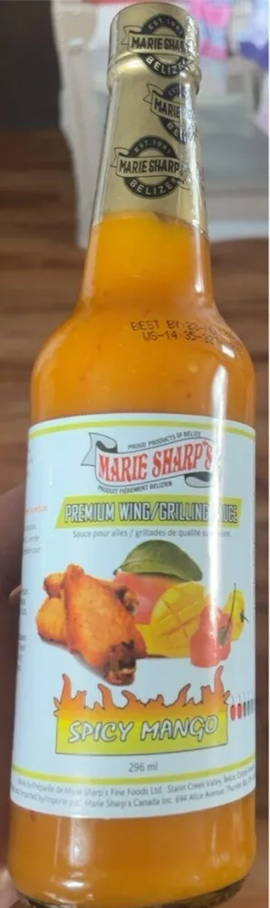 Premium wing sauce spicy mango