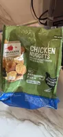 Chicken Nuggets Breaded Nugget-Shaped Chicken Patties