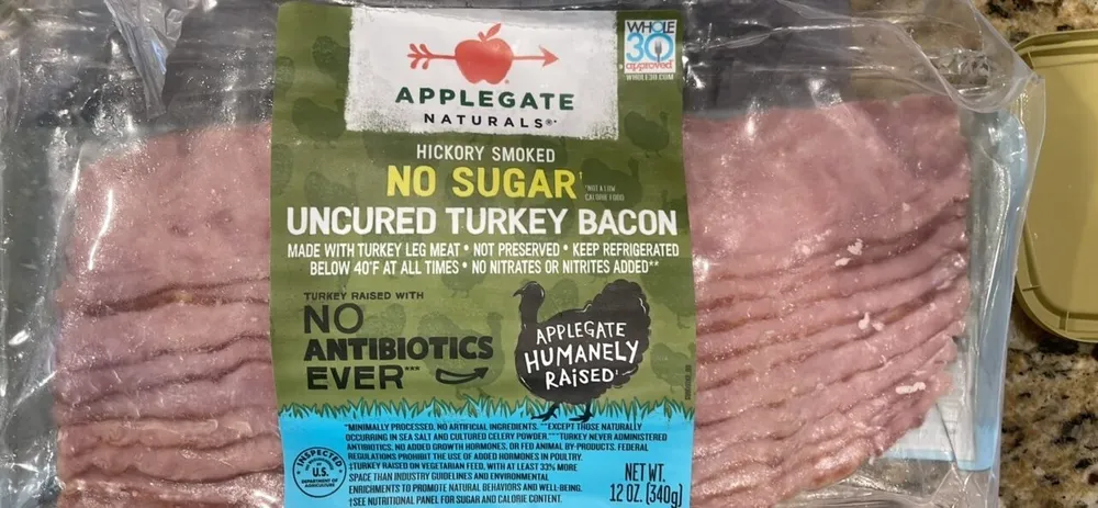 NO SUGAR UNCURED TURKEY BACON