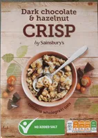 Dark chocolate & hazelnut CRISP by Sainsbury’s