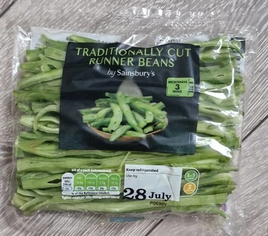 Traditional Cut Runner Beans