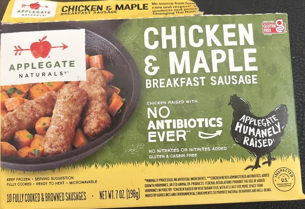 Chicken and Maple Breakfast Sausages