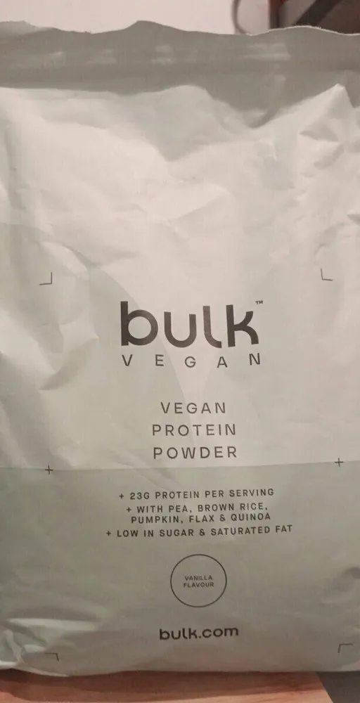 Bulk protéines vegan vanille