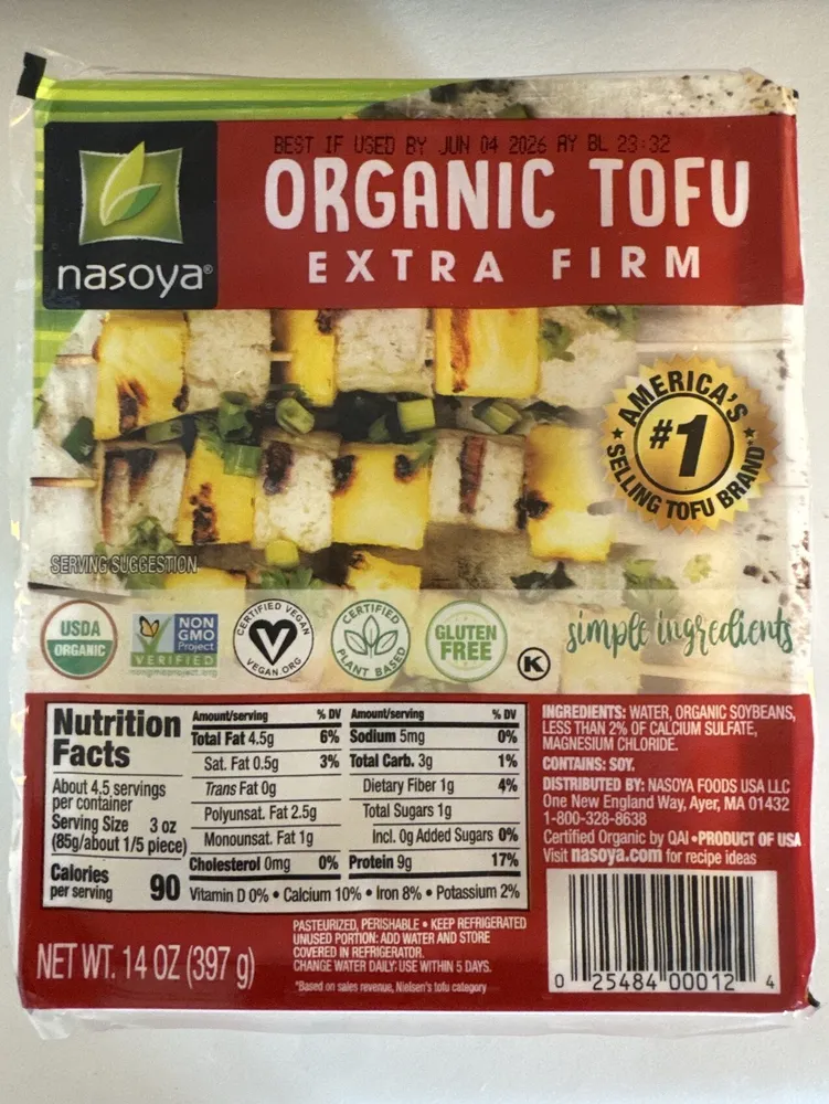 Organic Tofu Extra Firm