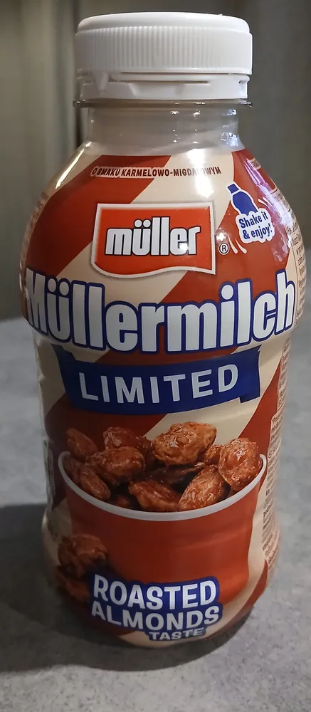 müllermilch roasted almonds taste