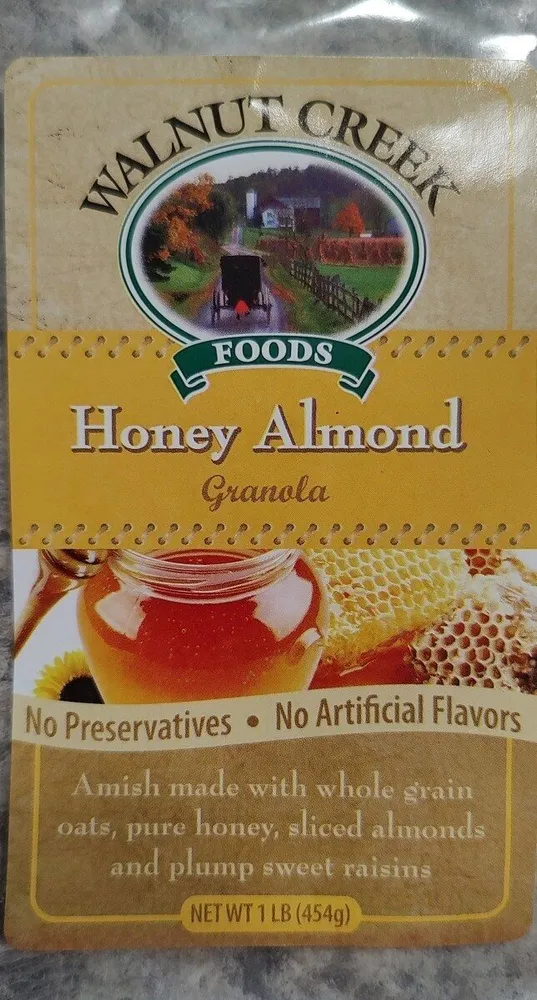 Honey almond granola
