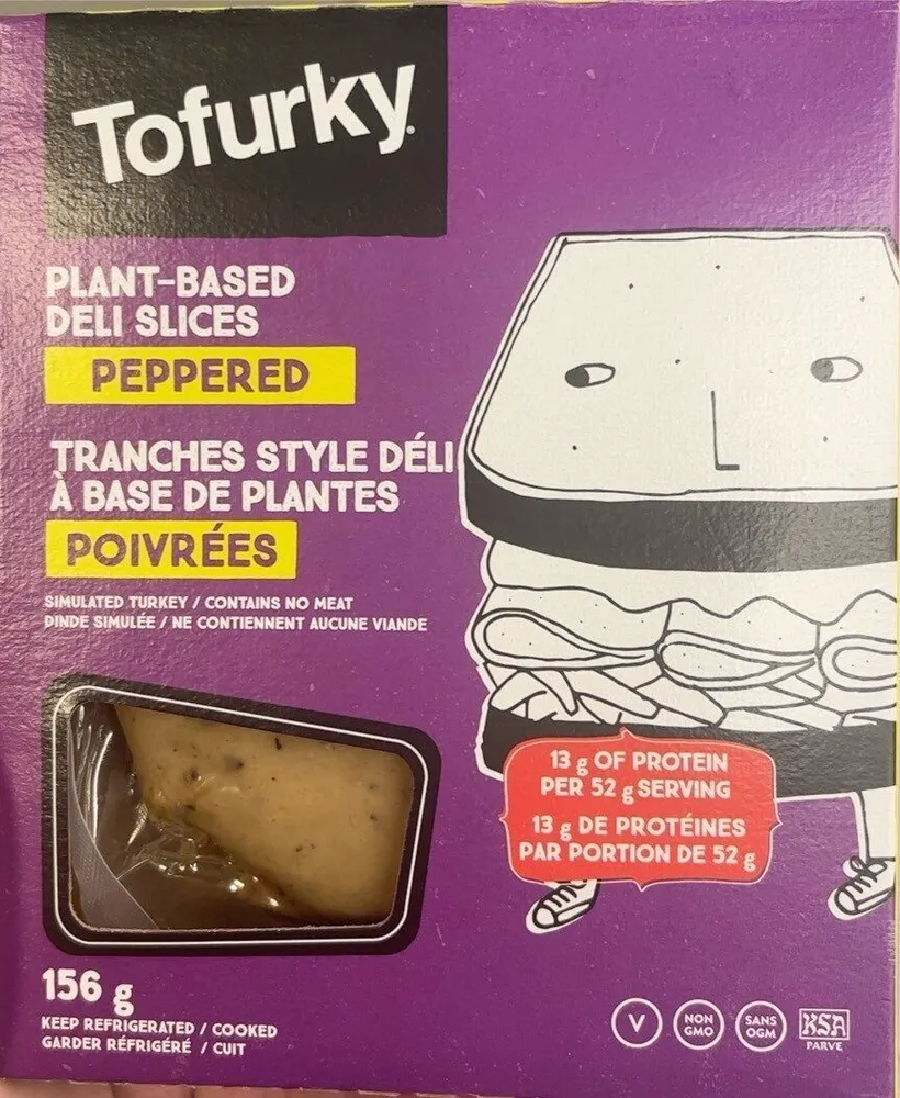 Plant-Based Deli Slices Peppered