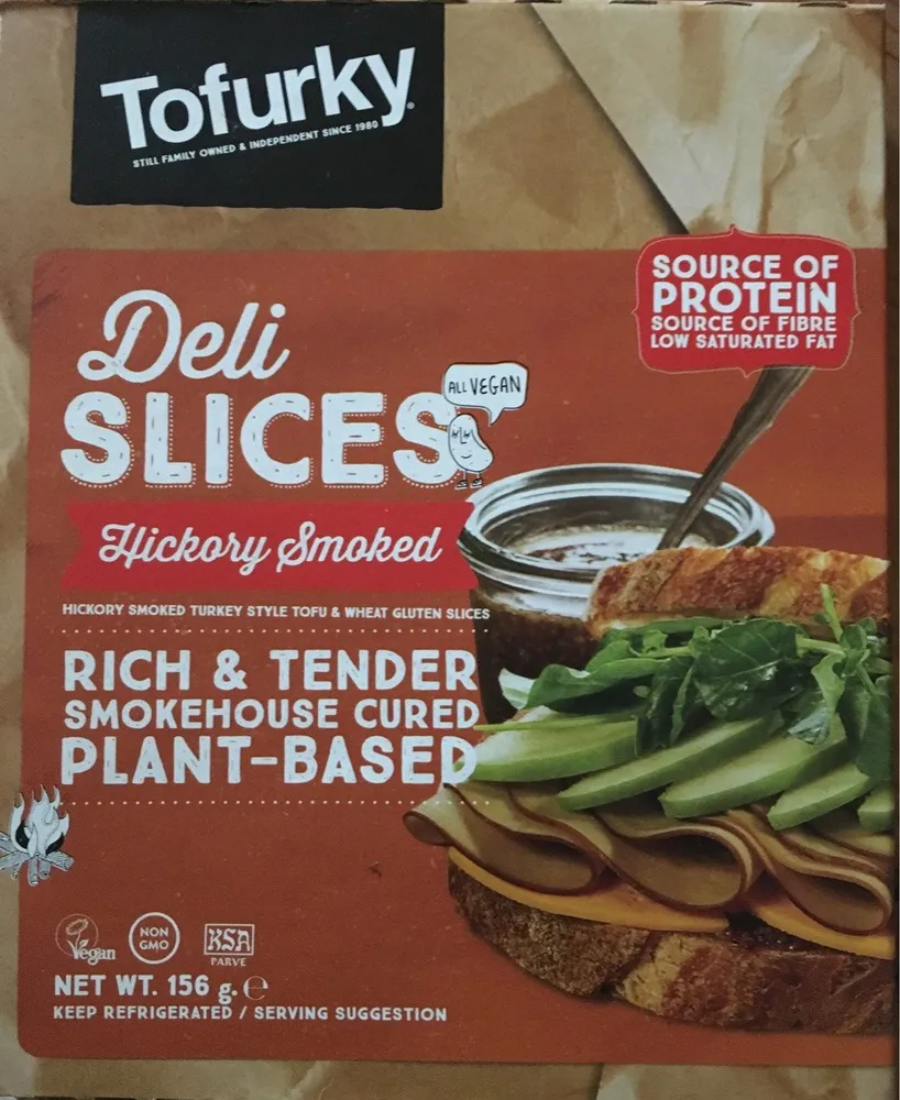 Hickory Smoked Turkey Style Tofu Riech & Tender smokehouse cured plant-based