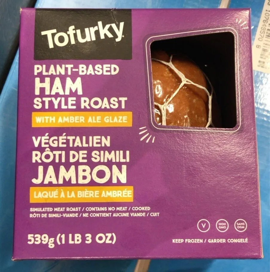 Végétalien roti de simili jambon