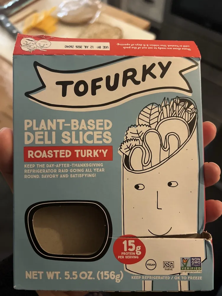 Tofurkey Plant-Based Deli Slices Roasted Turk’y