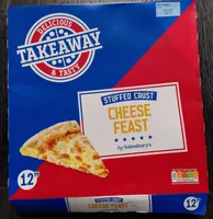 Stuffed Crust Cheese Feast Pizza