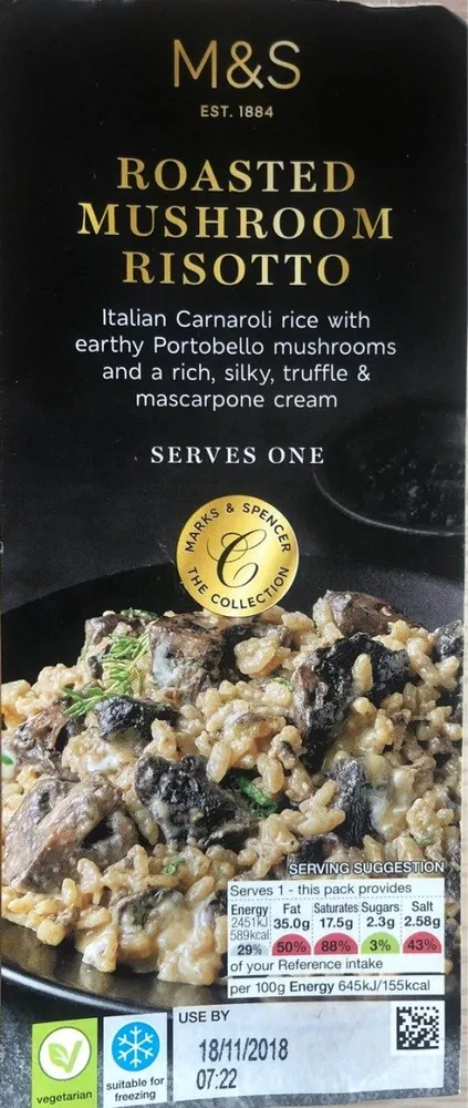 Roasted Mushroom Risotto