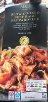 Slow cooked beef ragu pappardelle