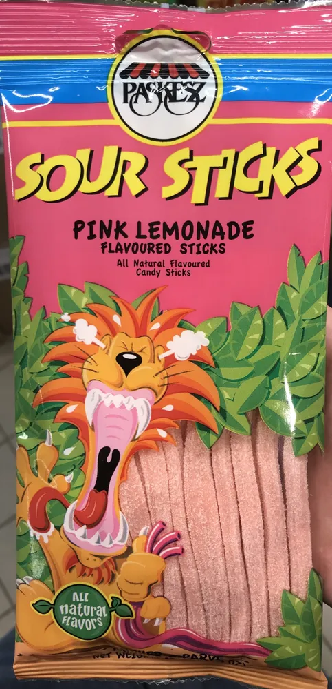 Sour Sticks, Pink Lemonade Flavored