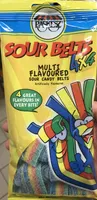 Paskesz Sour Belts 4X4 4 Oz