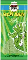 Sour belts candy apple