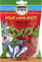 Sour mini belts strawberry