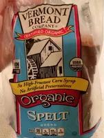 Organic spelt bread