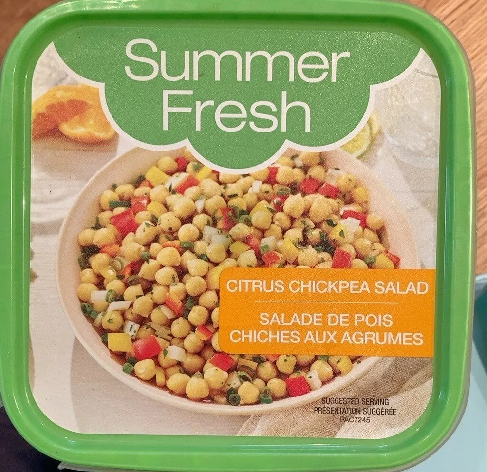Salade de pouds chiches aux agrumes