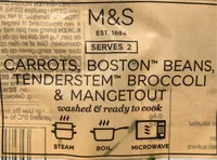Carrots, boston beans, tenderstem broccoli & mangetout