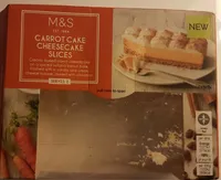 Carrot cake cheesecake slices