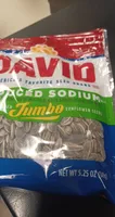 Reduced Sodium Salted & Roasted Jumbo Sunflower Seeds