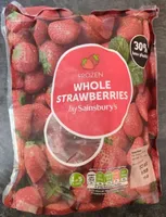 Frozen whole strawberries