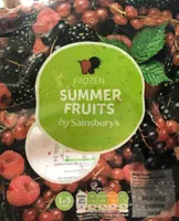 Frozen summer fruits