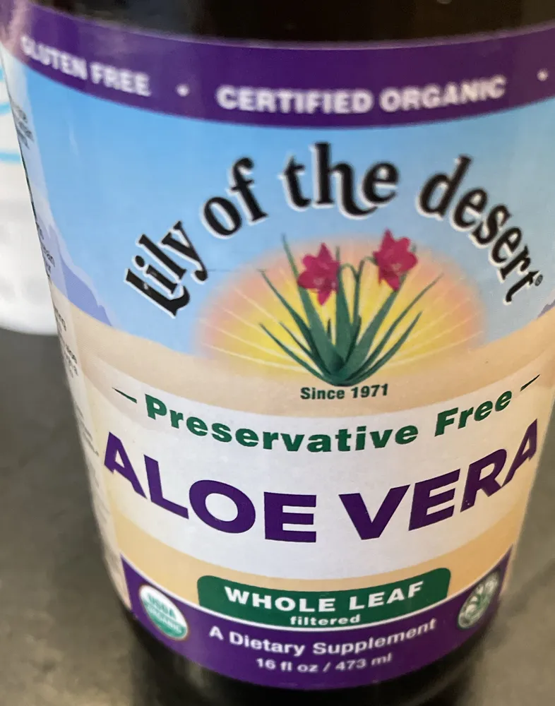 Jus Biologique D' Aloe vera Bio