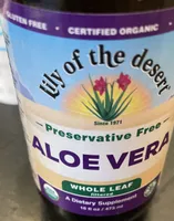 Jus Biologique D' Aloe vera Bio