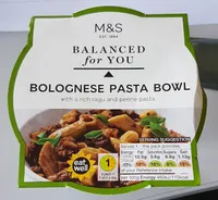 Bolognese pasta bowl