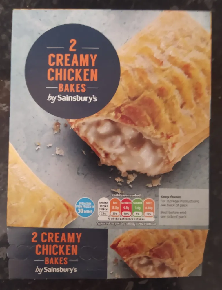 2 Creamy Chicken Bakes