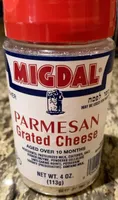 Parmesan grated cheese