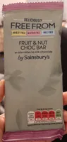 fruit and nut choc bar
