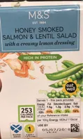 Honey Smoked Salmon & Lentil Salad