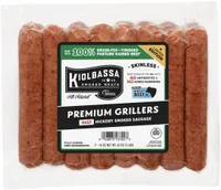 Kiolbassa Premium Grillers Grass Fed Angus Beef Hickory Smoked Sausage