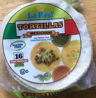 Real gluten free mexicanas corn tortils