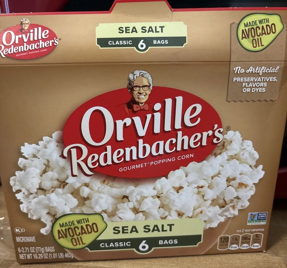 SEA SALT GOURMET POPPING CORN