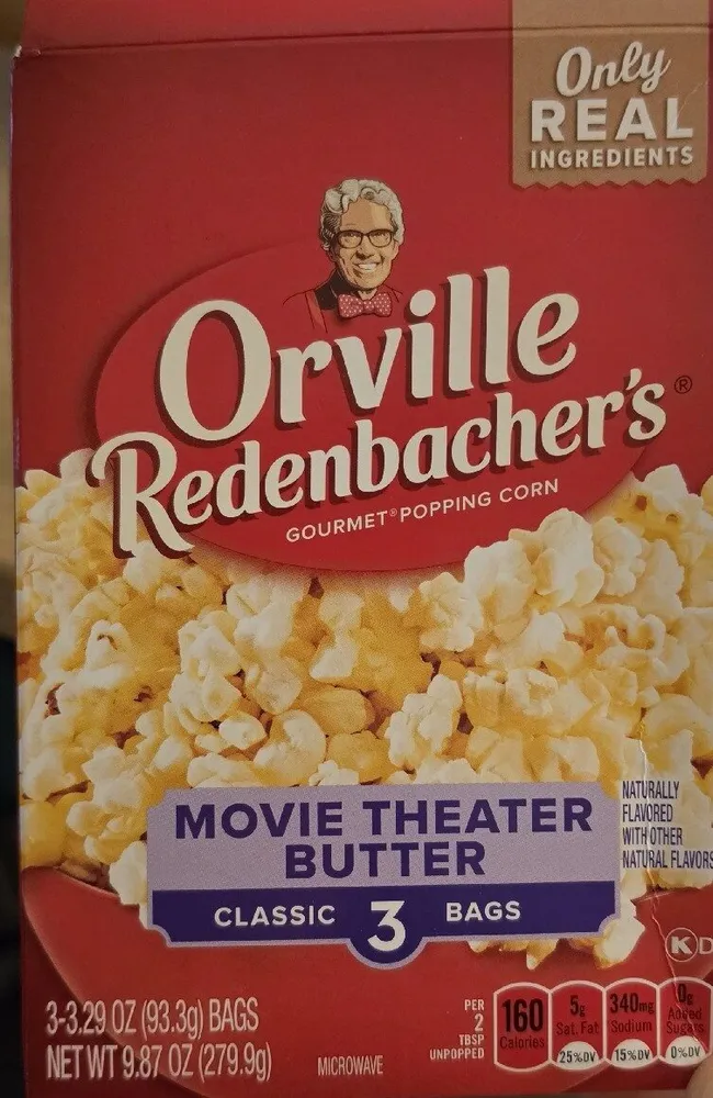 Movie Theater Butter Gourmet Popping Corn