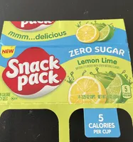 Snack Pack Lemon Lime Juicy Gels