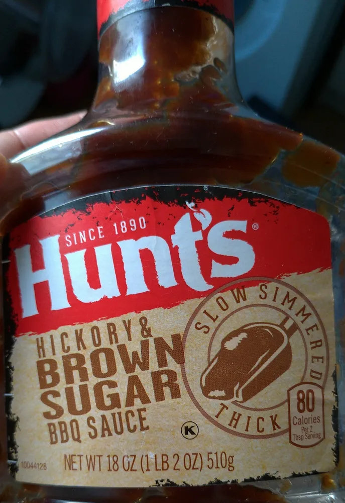 HUNTS BBQ Sauce Hickory Brown Sugar, 18 OZ